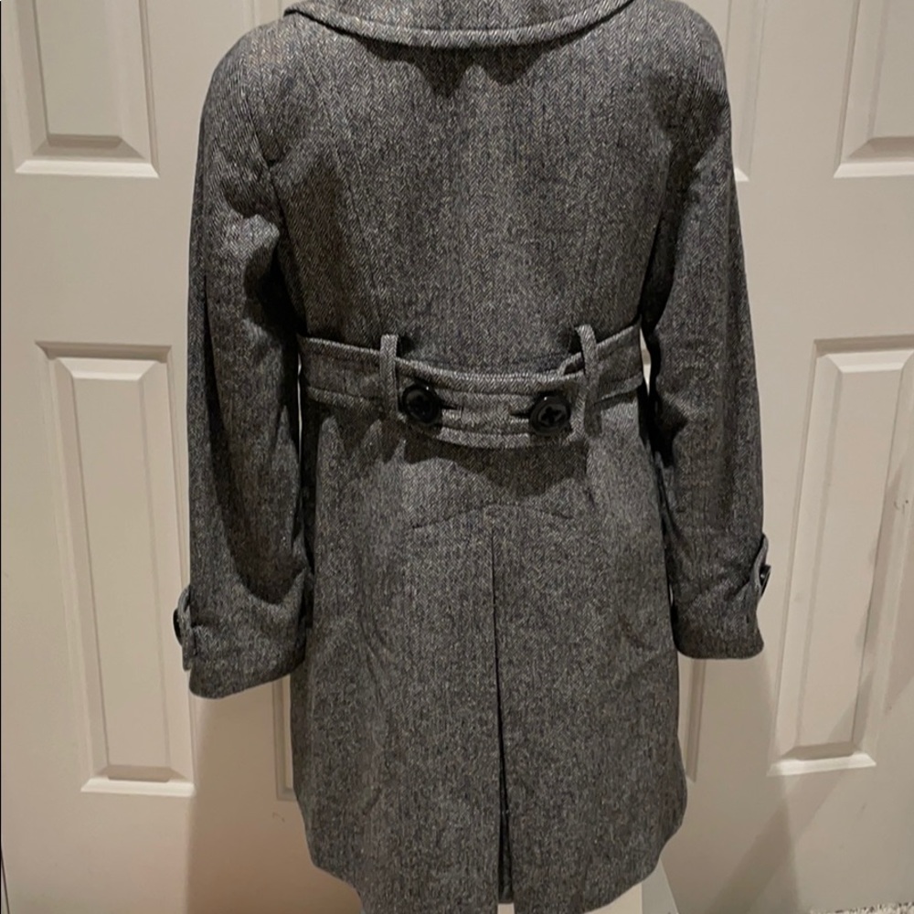 Context Grey Wool Blazer Jacket Collar Detail Vin… - image 6